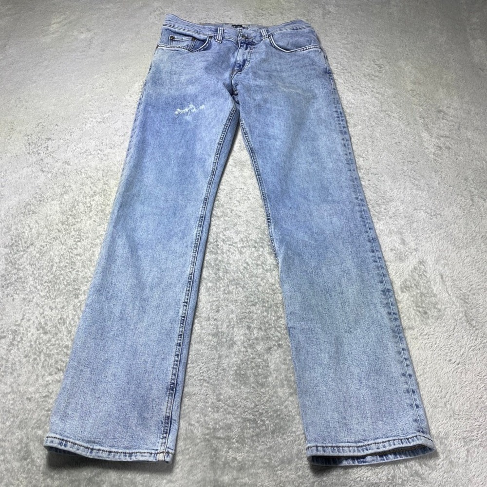 Tecovas Mens 31x32 Slim Jean Western Light Blue Denim Pants
